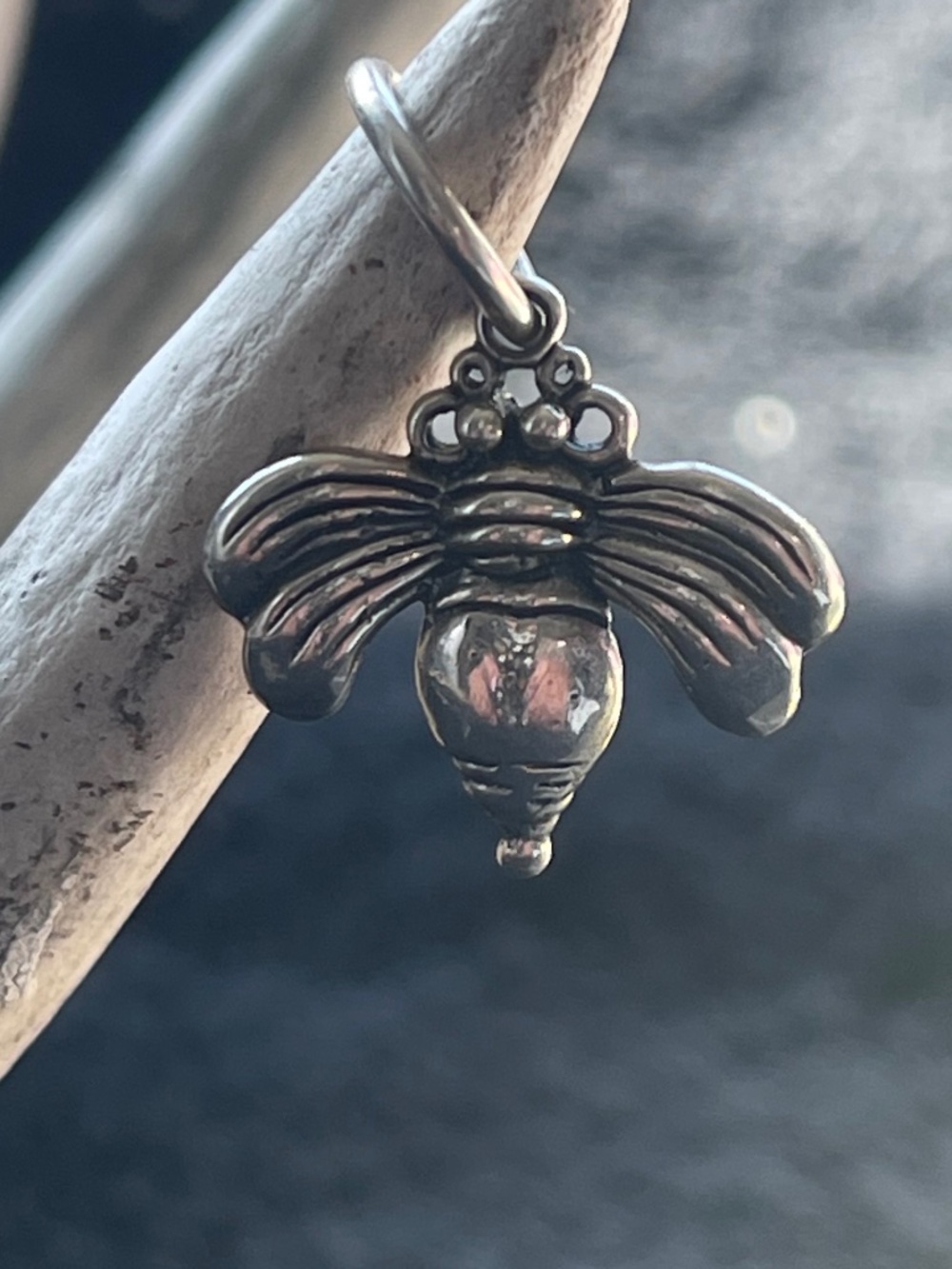 Waxing Poetic Sterling Silver Bee